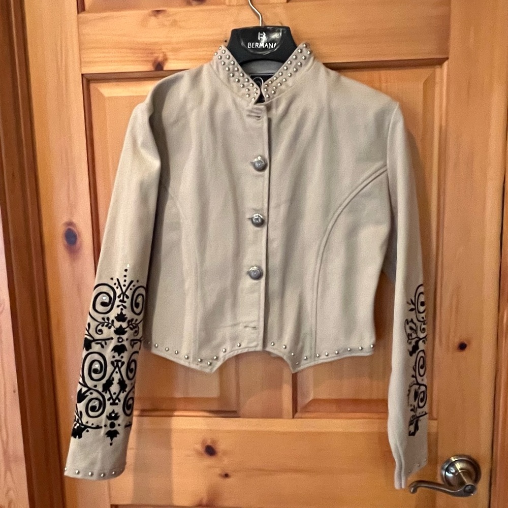 Vintage Valencia western studded cropped jacket